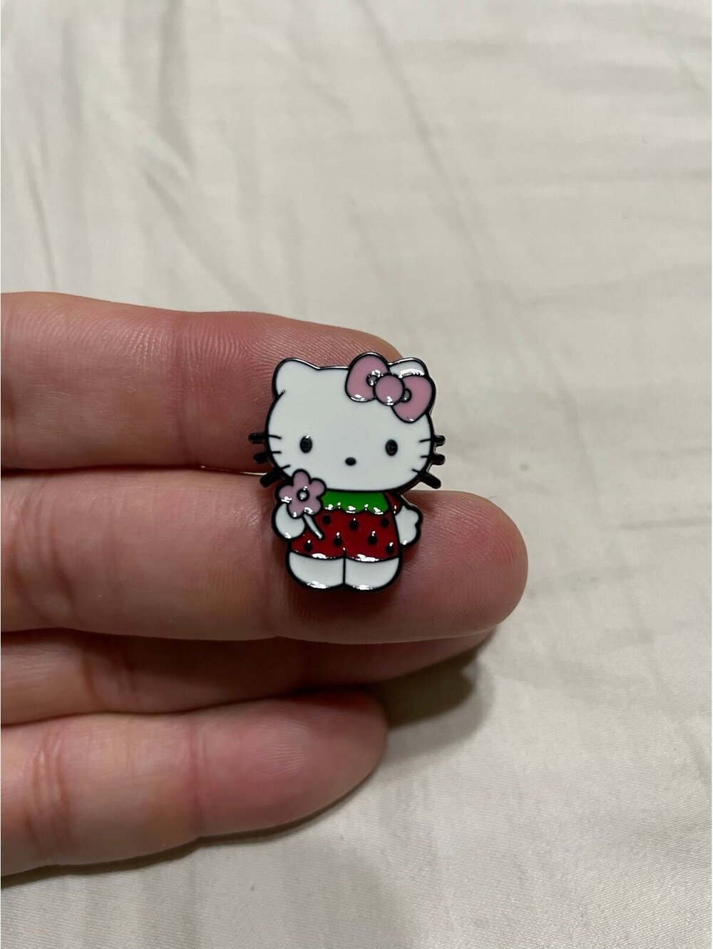 Hello kitty enamel pin brooch cute anime funny cartoon
